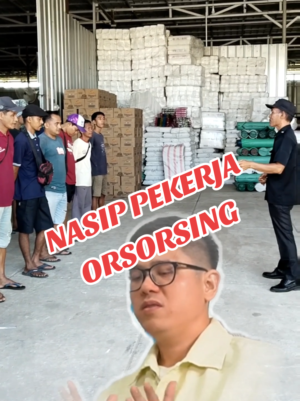 NASIP PEKERJA ORSORSING #satpamlucu #karyawanorsorsing #satpamviral #integritas #trending 