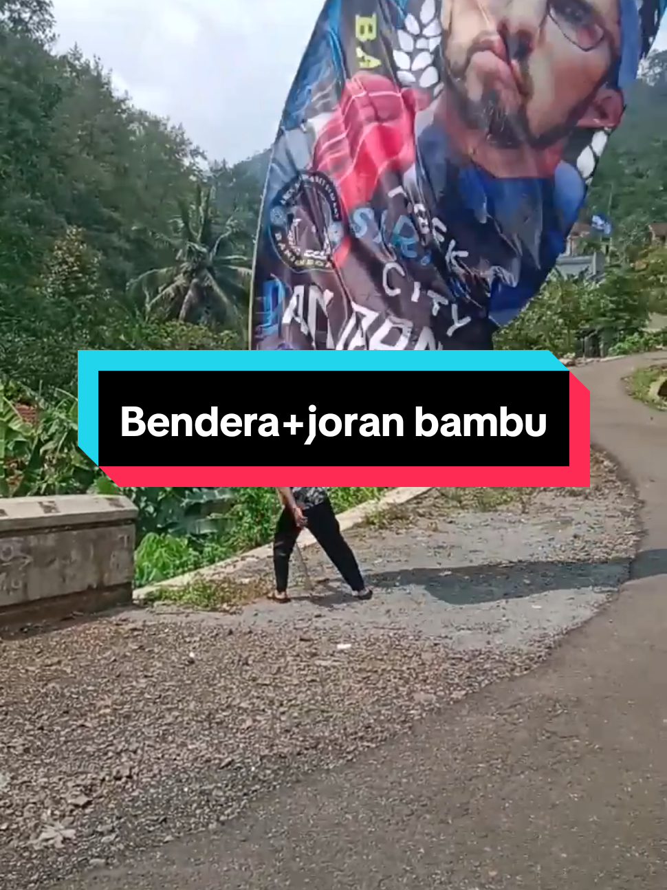 Bendera 6x4  joran bambu sakti order silahkan hub mimin! #fyp #bendera #benderasholawatmurah #benderacustom #joranbendera 