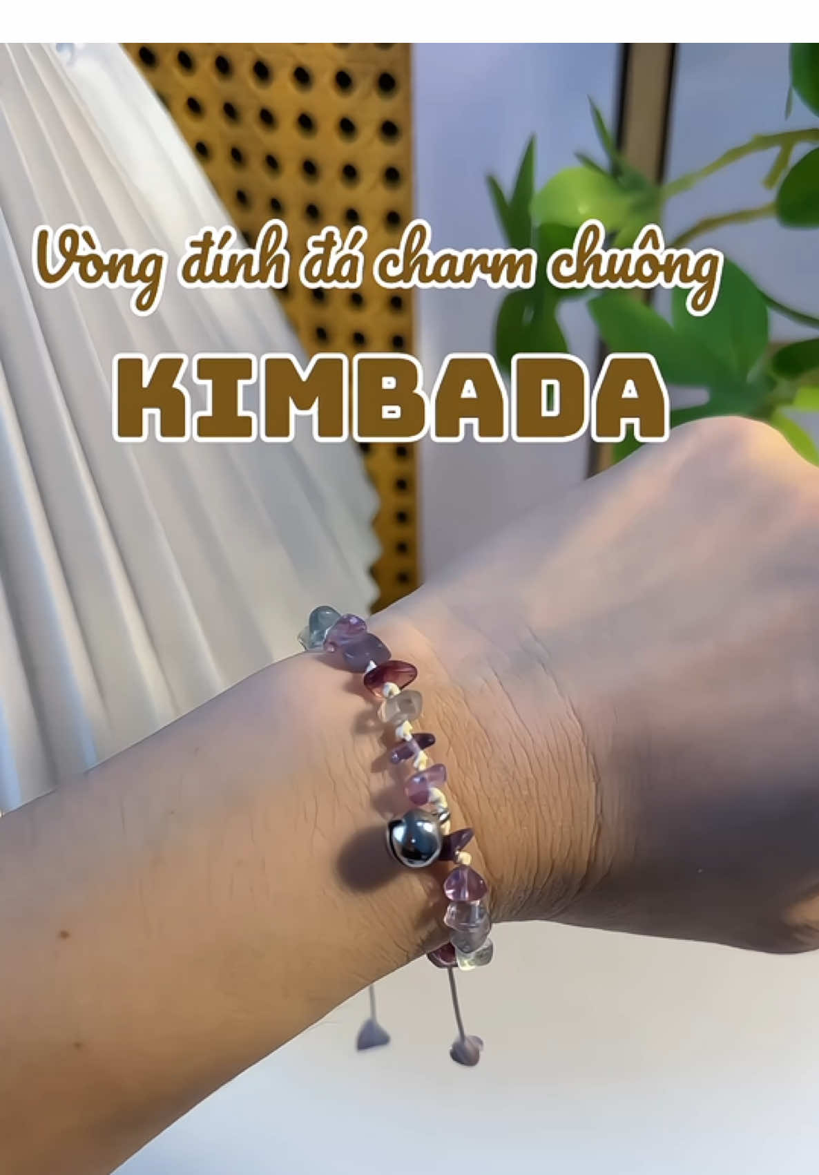 Vòng đính đứa charm chuông vừa làm trang sức, vừa nang năng lượng tích cực #vongtaydathachanh #xuhuong #upnity #xemvuisamda #kimbada 