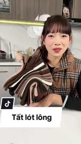 Lót lông dày ấm – đi ngoài trời lạnh cũng không sợ buốt chân.#leloanlona 