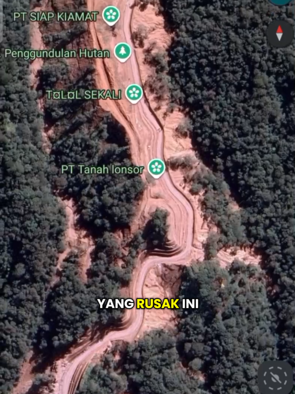 Kerusakan Hutan Lereng Gunung Slamet Bekas Proyek Geothermal #information #gunung #hutan #bencana #fyp 