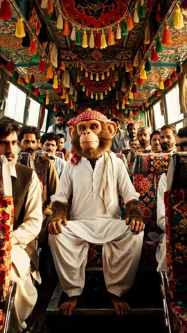 ustad gadi rok gadi kasii 😂🐒 Next video Kis Name py banaon Comment Karo •||TikTok Team please Don't undviwe My video||•  #monke #official #videoviral 