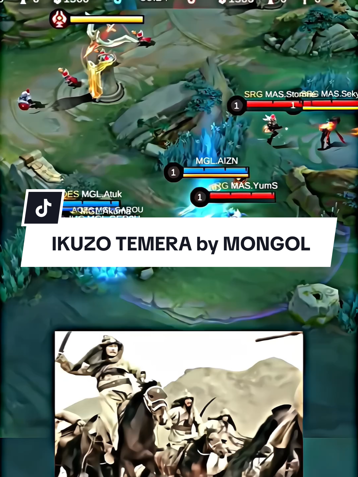 IESF l Bro Mongolia berfikir perang di ml sama seperti perang leluhur mereka🏇🗡️ #MLBB #MLBBFriendFest #MLBBXSpongeBob 