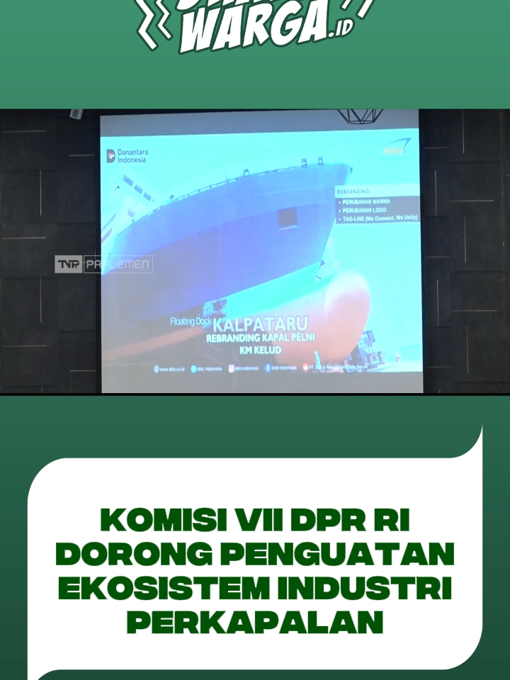 Komisi VII DPR RI dorong penguatan ekosistem industri perkapalan. #dpr #dprri #berita #beritatiktok #beritaviral #fyp