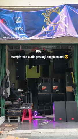 Check sound dulu sebelum naik level 🔊 Altan Pro Audio — bukan asal bunyi, tapi kualitas. #altsanproaudio #checksound #soundsystem #tokoaudio #soundlapangan 