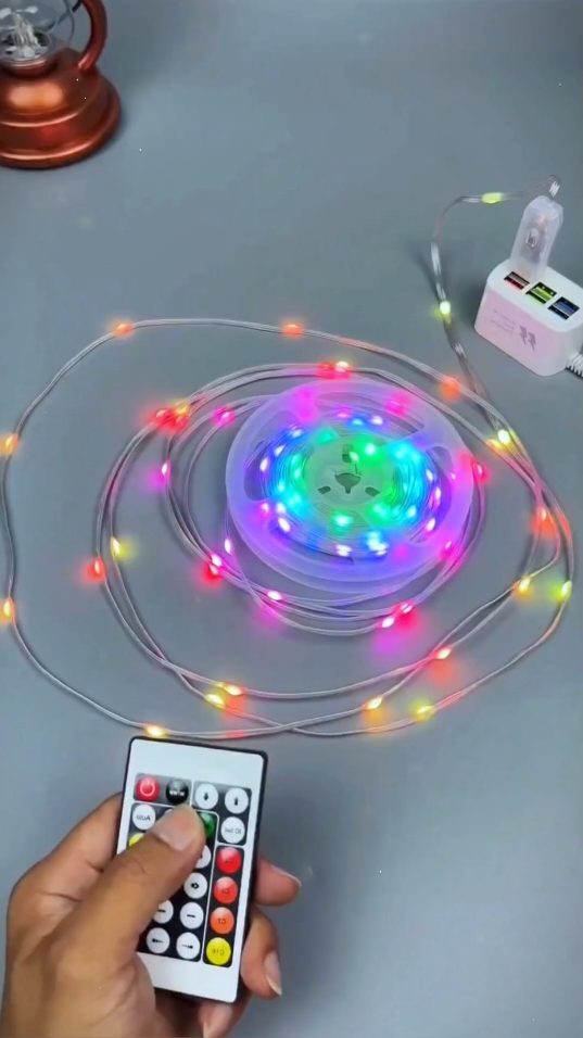 Inplay Bluetooth LED Strip LightsMusic Sync RGB Color Changing 600LEDS 20M USB Power 12V Dimmable Timer Remote Control APP Control for Bedroom # # voice-controlled music light string # voice-control # dazzling lightstring voice-control # colorful light # good stuff sharing # fyp # foryou # tiktokshop # goodthing