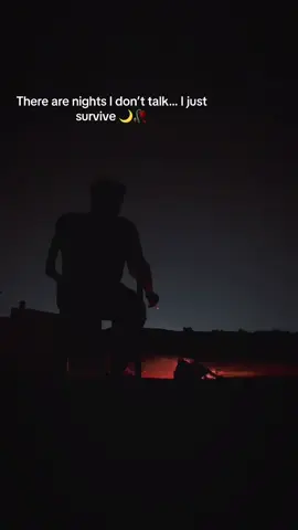 There are nights I don’t talk… I just survive 🌙🥀.  #.