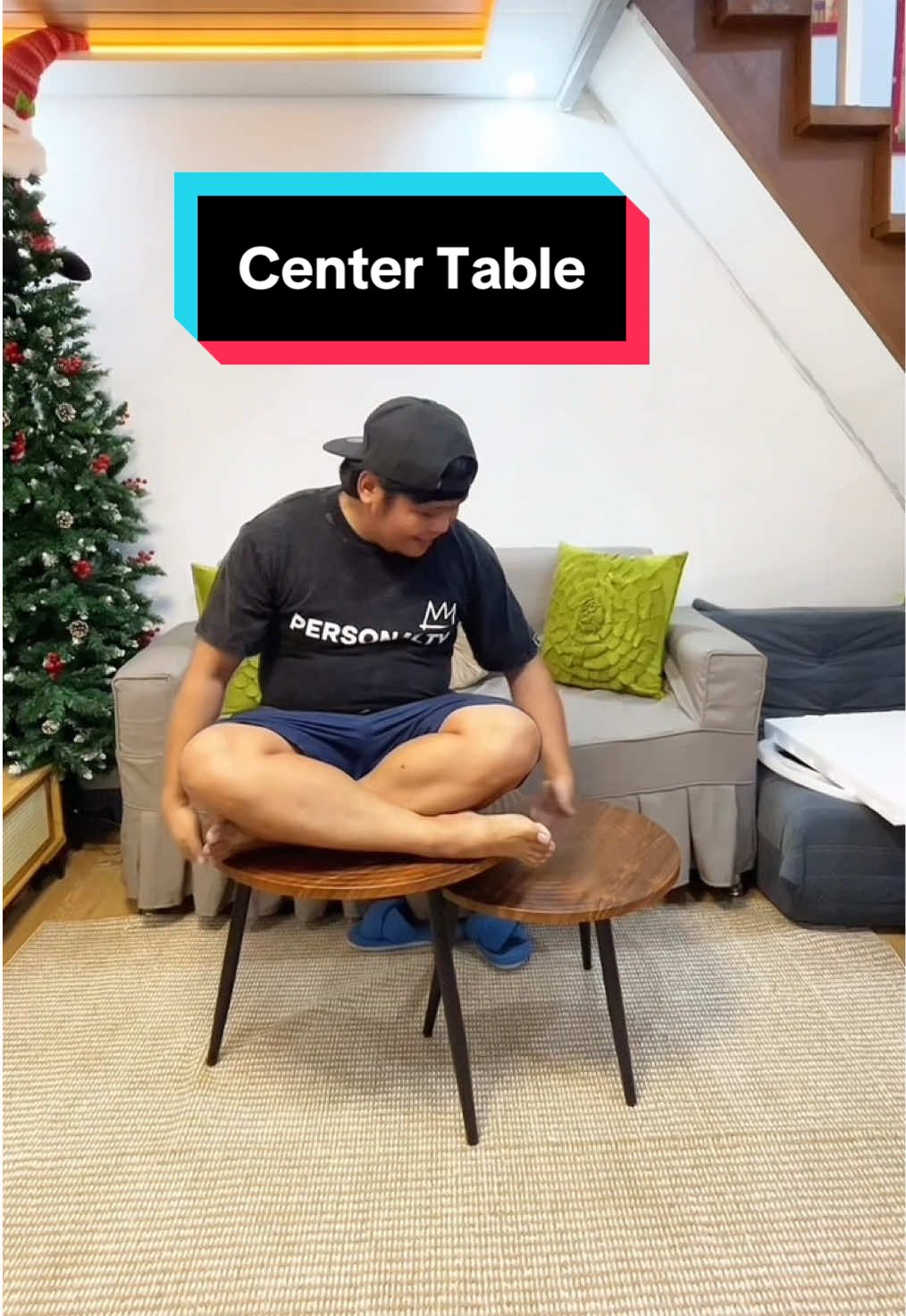 Center table na maganda na ang tibay pa #table #centertable #livingroomtable #aesthetictable #fyp 