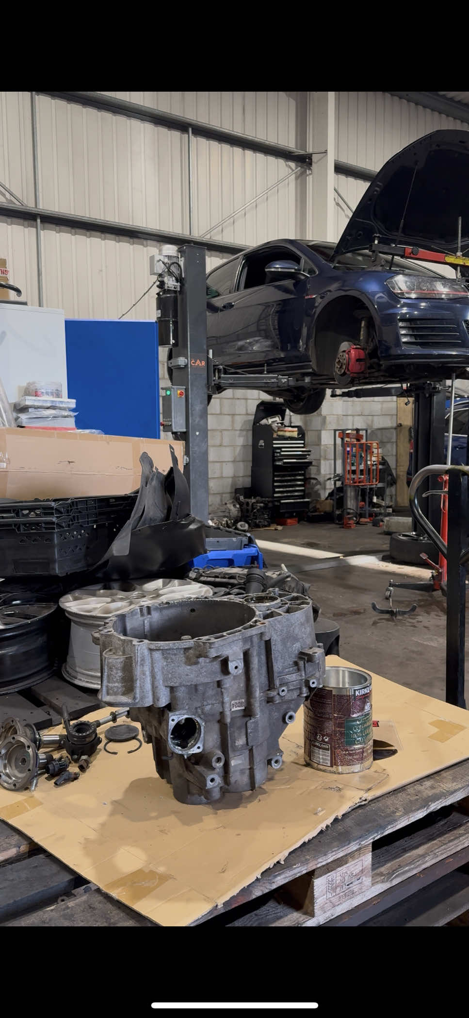 Full gearbox teardown on a VW golf GTI 🦾 with @Gytis Gar  #golfgti #vw #gearbox #mechanic #fyp