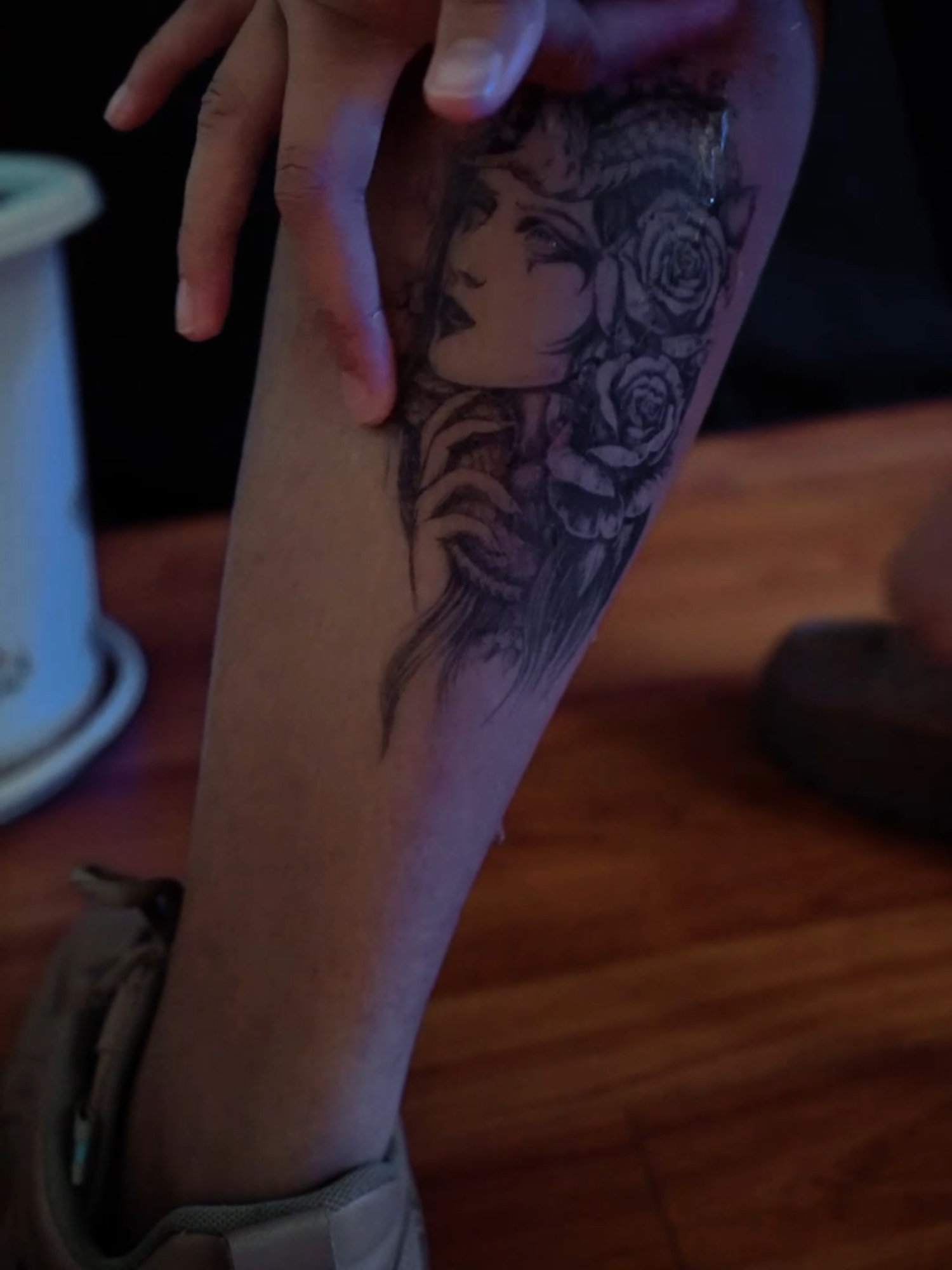 Medusa tatto pake dikaki!!! #tattoo #temporarytattoo #medusatattoo