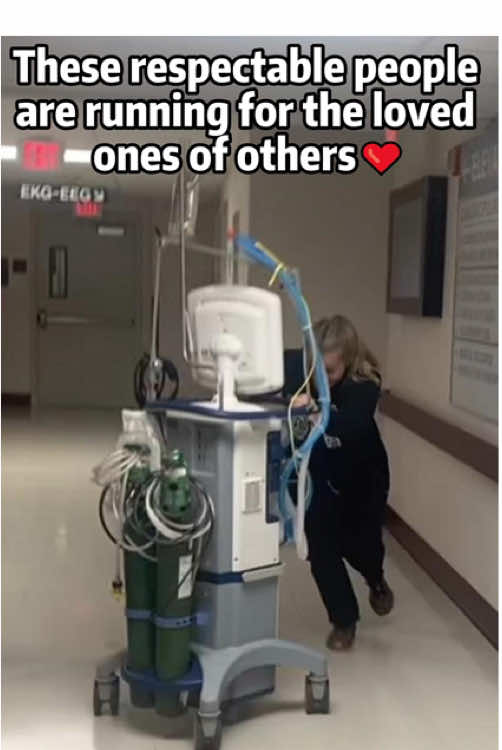 These respectable people are running for the loved ones of others❤️ #nurses #heartattack #help #doctors#foryou