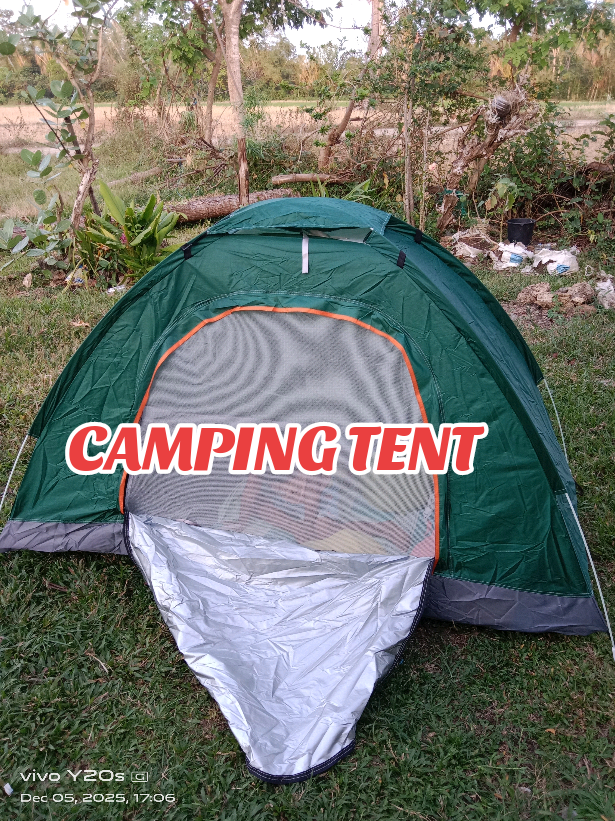 Automatic camping tent! Good for 1-2 person! Tara na mag camping, sarap matulog sa ganitong tent☺️ #tent #campingtent #automaticcampingtent #campingtents 