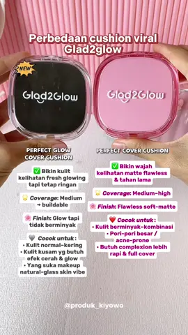 Perbedaan cushion baru & lama g2g #cushion #cushionfoundation #glad2glowcushion #cushionglad2glow #glad2glow 