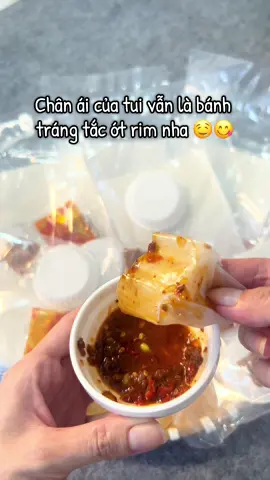 Bánh trắng tắc ớt rim #banhtrangtac #banhtrangphoisuong 