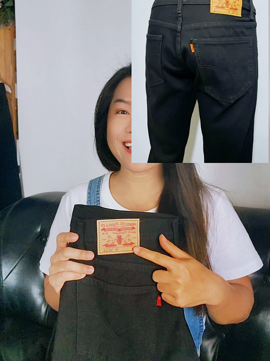 กางเกงยีนส์สีดำ(ช่องนี้มีไลฟ์สดนะคะ)#กางเกงยีนส์ #กางเกงยีนส์ทรงกระบอก #กางเกงผู้ชาย #แฟชั่น #tiktokshop 