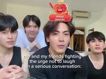 lmao they're so funny #jasper #joongarchen #aouthanaboon #santapongsapak #pondnaravit @aouthanaboon 