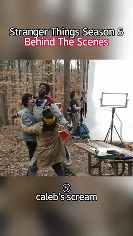 Stranger things season 5 behind the scenes #celebrity #strangerthings #strangerthings5 #funny #behindthescenes 