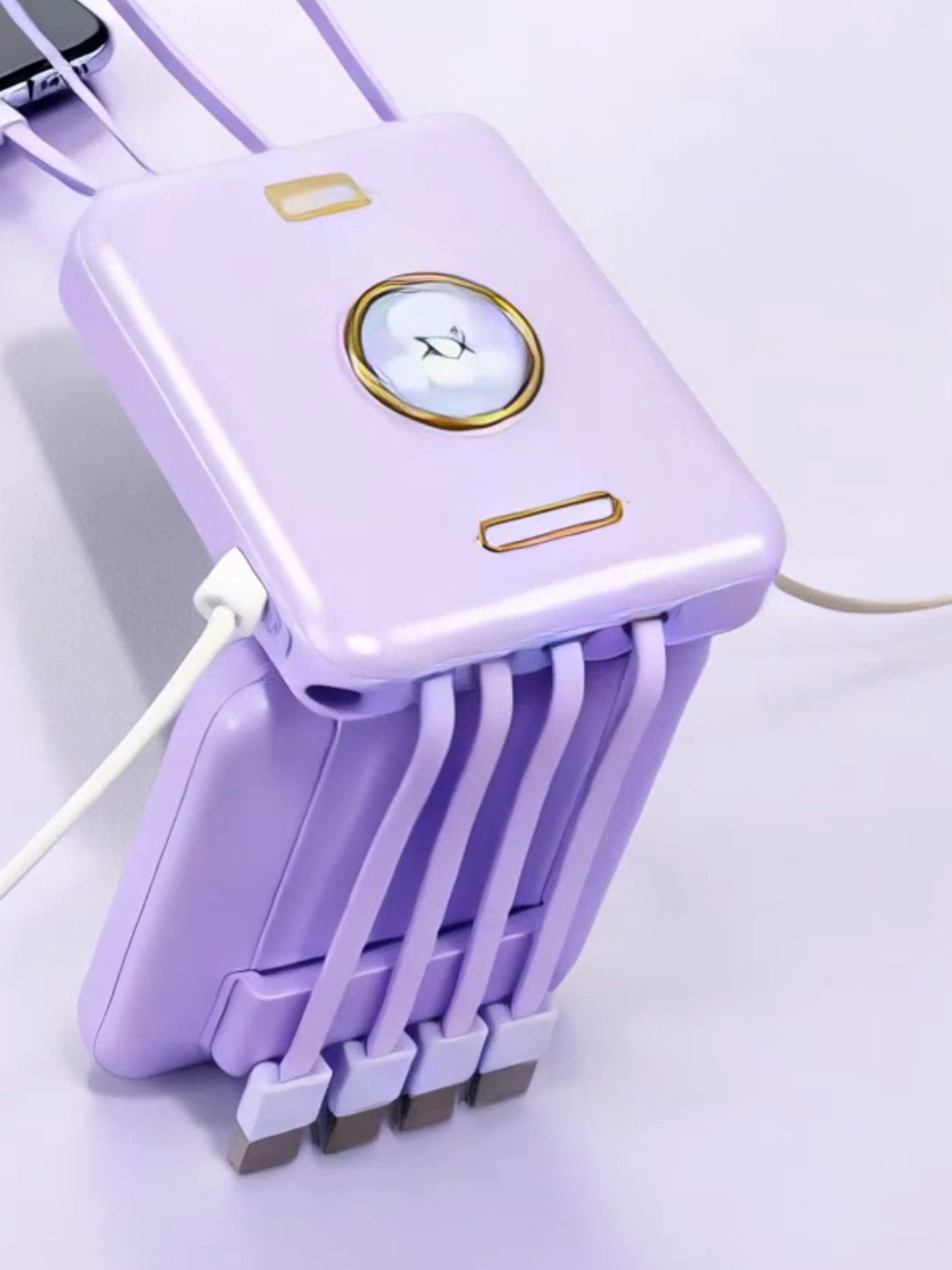 Powerbank Ungu Estetik Anti Ribet! 💜 Gak cuma lucu, tapi fungsional banget buat kamu yang gak mau bawa kabel kemana-mana!#WajibPunya #tiktokshop #affiliate #viraltiktokvideo #foryoupage #fypdongggggggg #racuntiktok #fyp