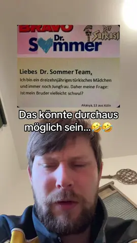 Lieber Dr. Sommer 🤣🤣🤣#fy #fyp #foryoupage #foryou #funny 