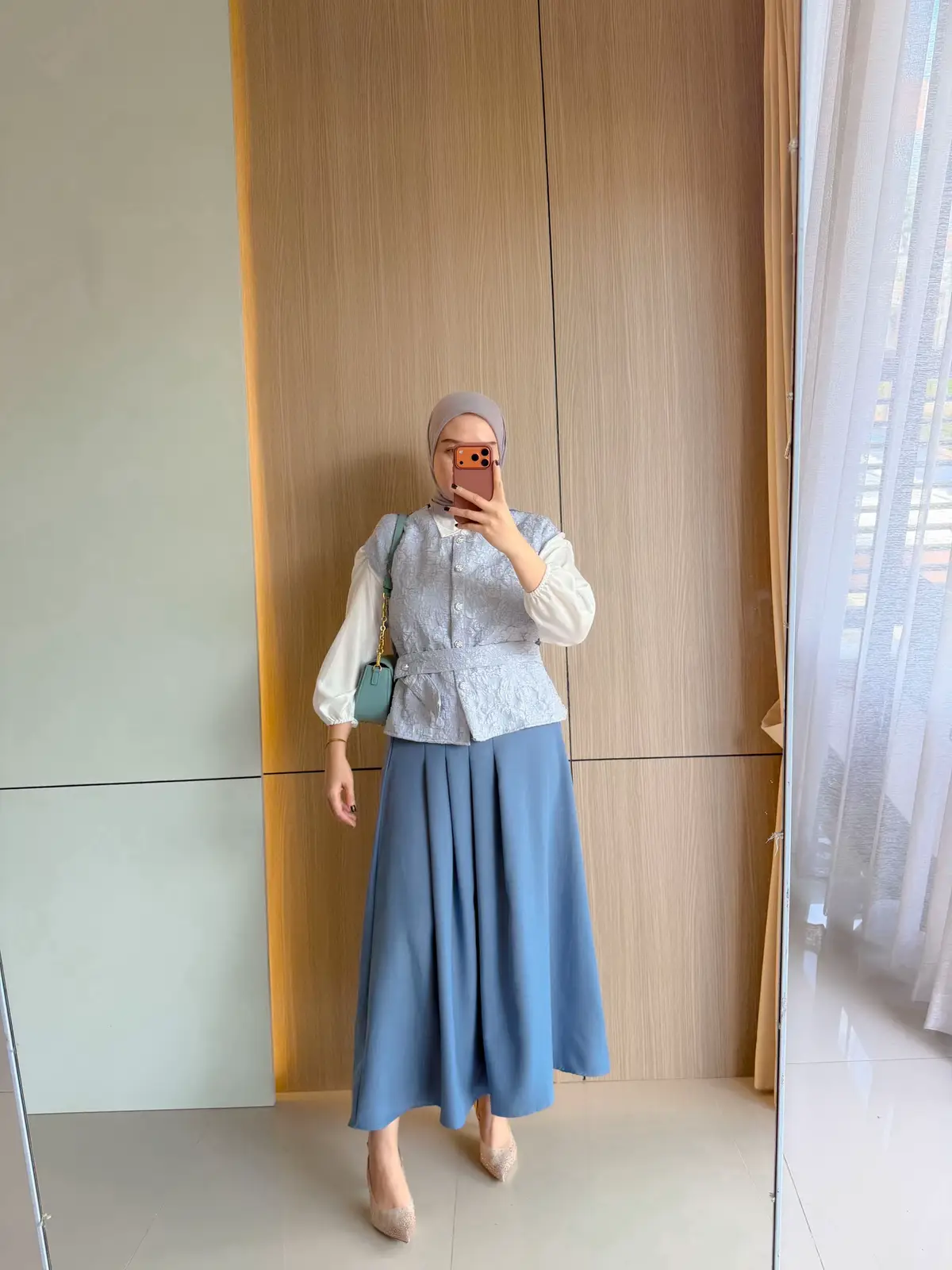 JENA Quenna Set Rok 3in1 (inner+vest+rok) #fyp #foryou #OOTD 