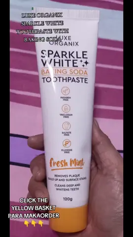 LUXE ORGANIX SPARKLE WHITE TOOTHPASTE WITH BAKING SODA#luxeorganix #sparkletoothpaste #bakingsoda#whitening  #whiteningtoothpaste #toothpaste 