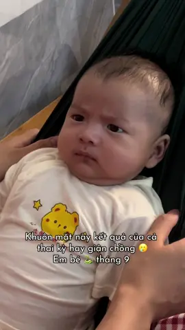 Hay giận chồng rồi còn đẻ ra phiên bản mini của chồng 😴 #xuhuong #mebimsua 