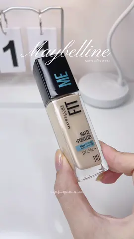 Kêm nền Maybelline FitMe , em nền quốc dân mà mấy bà da dầu ai cũng nên có 1 chai !!! 🛒🔥#maybelline #unboxing #review #viral #fyp 