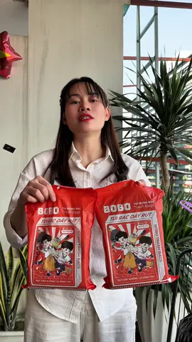 Túi đựng rác BOBO BỊCH 100 TÚI có dây rút #thucucshop #giadungtienich #xuhuongtiktok #tuiracbobo 