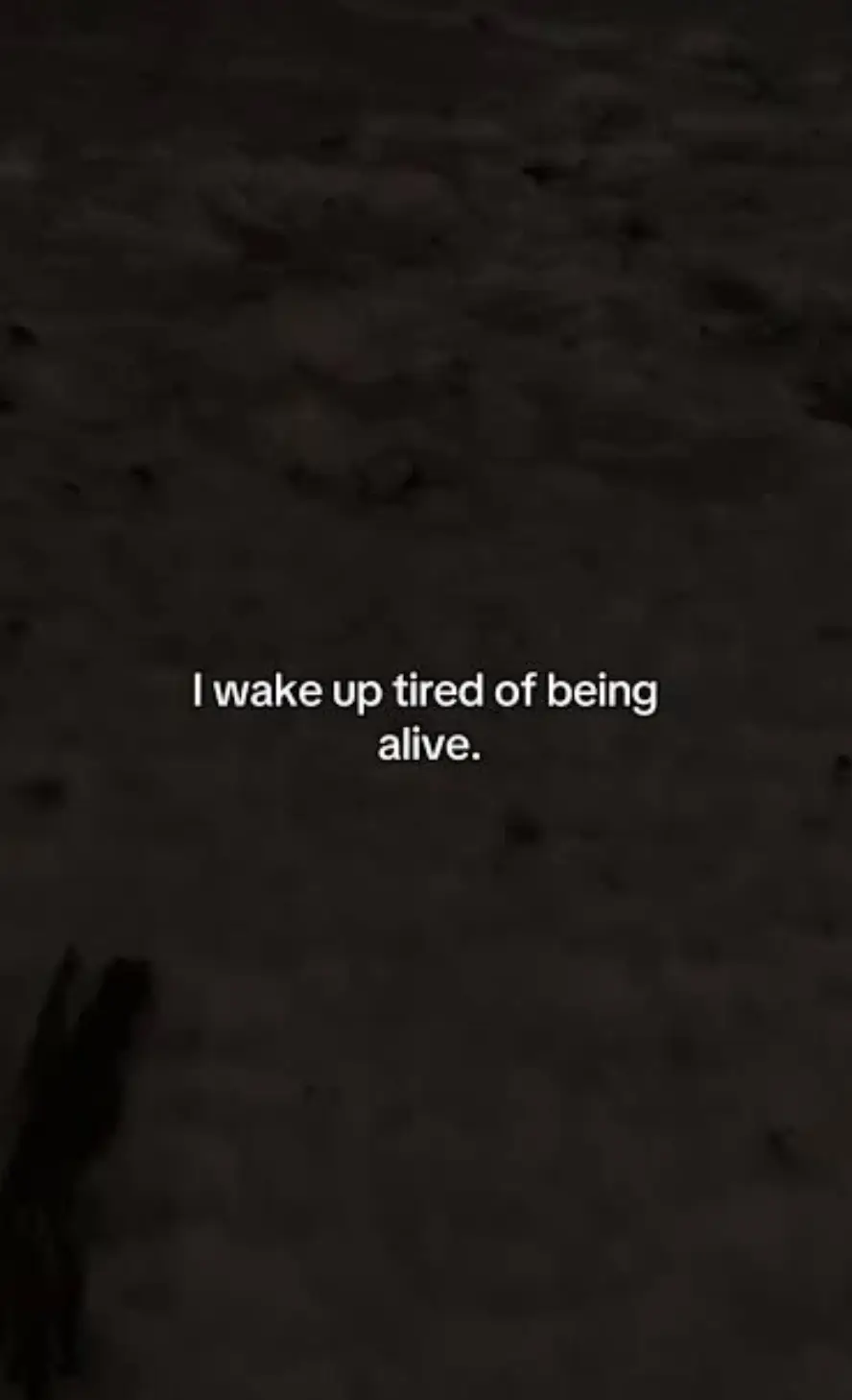 I just wanna run from everyone.