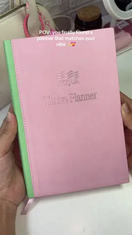 new year new planner for you! #planner #acquathriveplanner #plannernotebook 