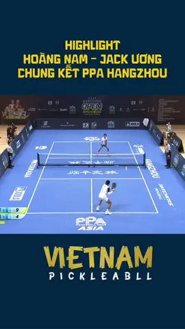Chúc mừng Lý Hoàng Nam #HangzhouOpen #pickleball 