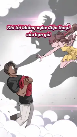 Khi tôi không nghe điện thoại của bạn gái #hoathinh #animation #vietsub #haihuoc #cinosubber 