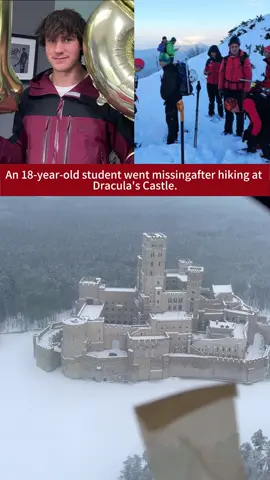 An 18-year-old student went missingafter hiking at Dracula's Castle.#breakingnews #news #dracula #brancastle #fyp 