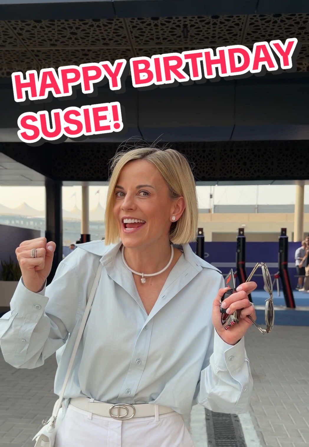 Happy Birthday Susie! 🥳🎉🎂 #mercedes #f1 #formula1 #susiewolff #totowolff