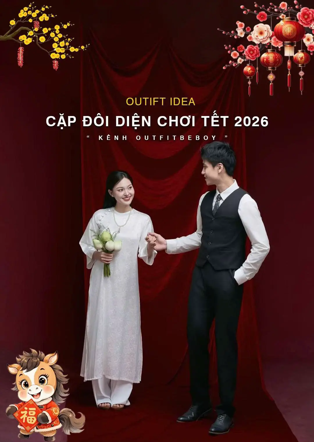 #capdoi #tet2026 #outfitcouple #phoidoxinh #thoitrangnamnu 