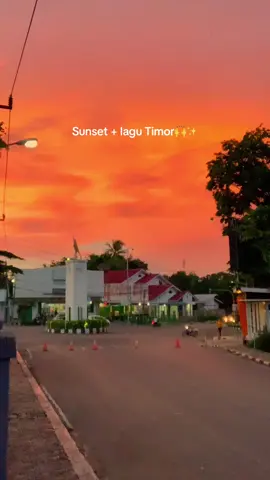Sunset di Atambua sonde pernah gagal🙌😍#sunset #atambua #nttpride🏝🔥 #fyp 