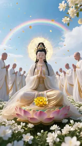 With hands clasped together, I pray that time will be gentle and kind, that those around me will always be by my side, that life will have fewer twists and turns and more smooth sailing, and that peace and safety will be my greatest blessings. #guanyin #buddhism #观世音 #六字大明咒 #观音 #佛教 #buddha #观音菩萨 