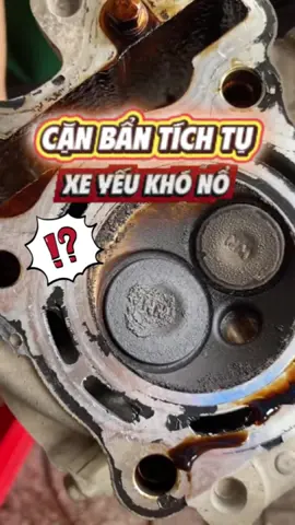 Cặn carbon tích tụ làm xe khó đề nổ  #libitu #chamsocxe #baoduongxe #sucbecxang #phugiaxe #xemay #vesinhkimphun #vesinhbuongdotlongxuyen 