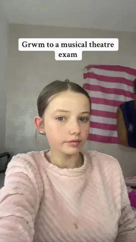 Can’t wait to go dance an sing and act at 9am wish me luck #grwm #exam #fyp 