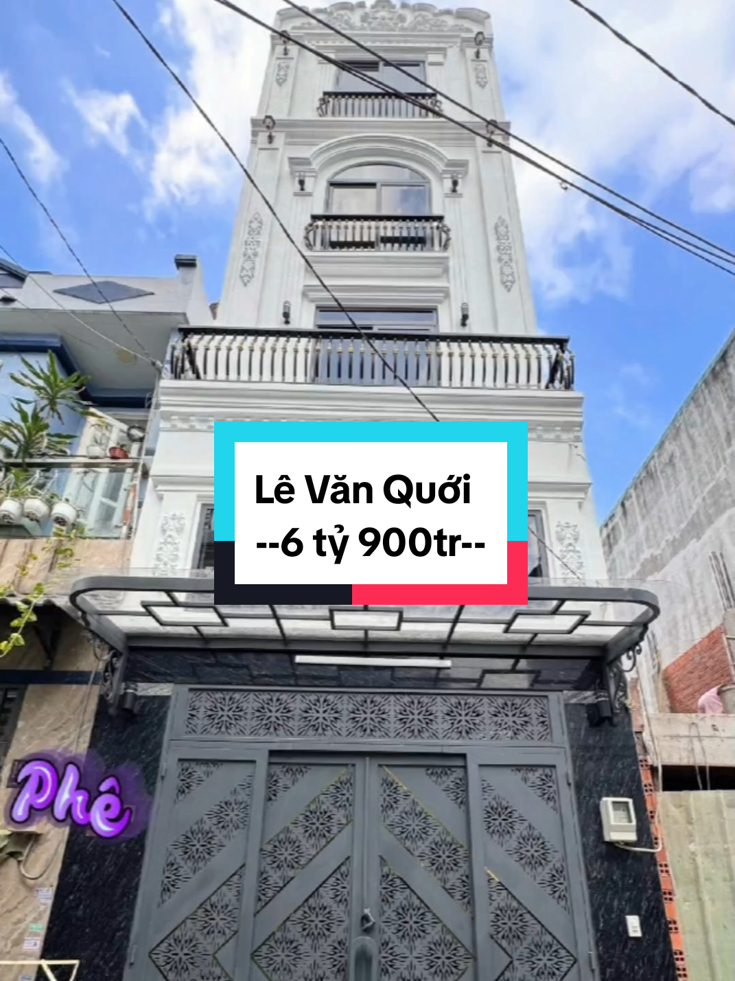 Lê Văn Quới / mẫu hiện đại / 5 tầng / Tặng nội thất / 6T900 #nhalevanquoi #nhabinhtan #nhadep #nhapho #nhamoi 