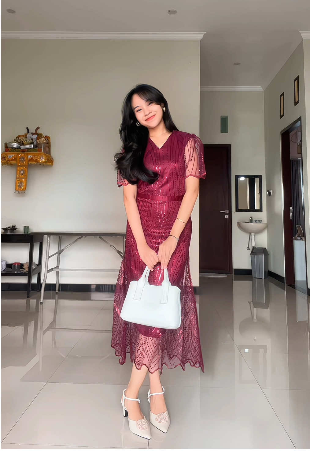 found the perfect christmas dress💋 bling bling gt iih cantik✨ #dress #dresswanita #christmasoutfit #christmasdress 