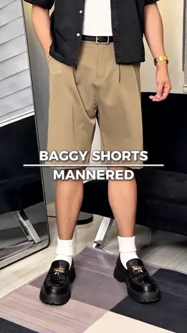 Mannered Baggy Shorts | Korean Wide Short for Men | Pleated #shorts #pleatedshorts #shortsformen #koreanshorts #shortshorts