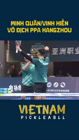 Minh Quân/Vinh Hiển vô địch đôi nam PPA ♥️