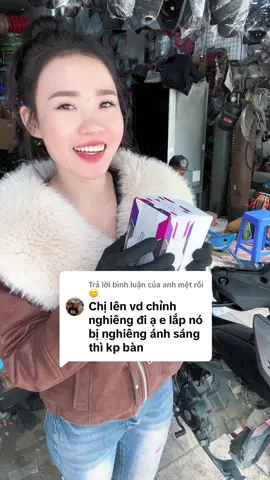 Trả lời @anh mệt rồi 🙁  cảm ơn bạn nhé.cách để bạn căn chỉnh nghiêng lệch của đèn nhé #phanthihien #đèn #titan #bicau 