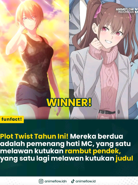 siapa sangka😧 • sc:@animeflow.id  • • #megaminocafeterrace #25jigennoririsa #akane #mikarin #renkaisqd #margakagenou