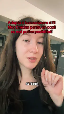Asta e semnul tau sa fii Mos Craciun pentru o persoana cu mai putine posibilitati decat tine Eu am “adoptat” o scrisoare pentru un copilas care avea nevoie de hainute, papucei si jucarii  Sunt foarte multe organizatii de genul, si ma bucur super tare sa vad ca sunt persoane care dau din timpul si banutii lor pentru a face si alti copilasi ferici. Eu le am scris celor de la Ingeri Pentru Suflete (i am contactat pe Instagram si mi au oferit o scrisoare) Daca nu credeti ca aveti timp/ disponibilitate pentru un cadou intreg, sigur se pot dona si sume partiale catre asociate si se ocupa ei 🫶 Not an add, bineinteles  #fy #viral #scrisoaredecraciun 
