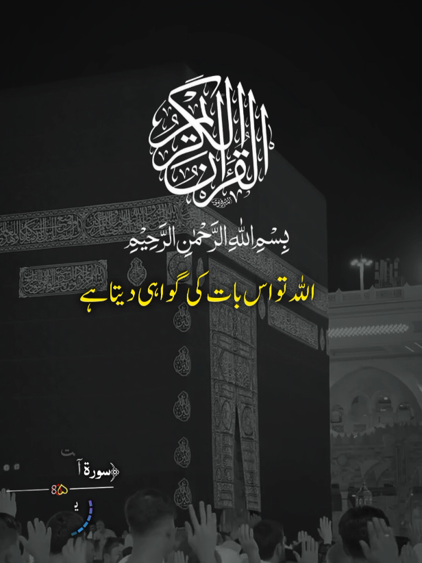 اللہ تو اس بات کی گواہی دیتا ہے #islamic_video #quran #urduqurantranslation #quranrecitation #quranmajeed 