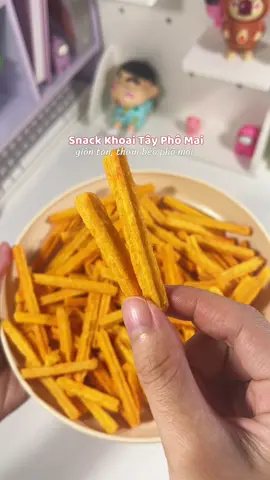 ở đây có bà nào mê snack khoai tây lắc phô mai không #anvat #snack #bimbim  