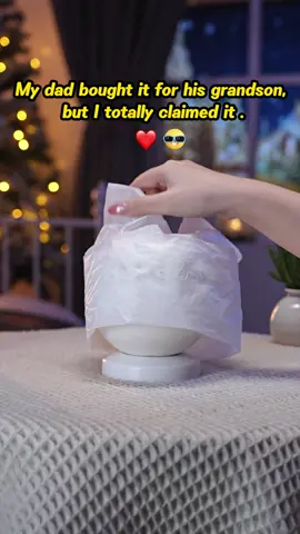 My dad bought it for his grandson, but I totally claimed it .#onefiregalaxyprojector #fyp #nightlight #tiktokusa #christmas 