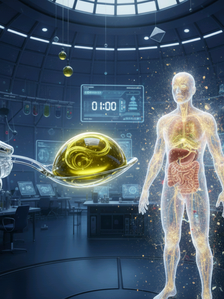 ماذا يحدث عند شرب ملعقة من زيت الزيتون كل صباح . #biology #fürdich #الشعب_الصيني_ماله_حل😂😂 #LearnOnTikTok #fouryou 